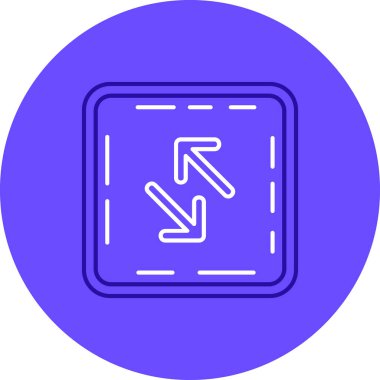 yön ikonu vektör illüstrasyonu