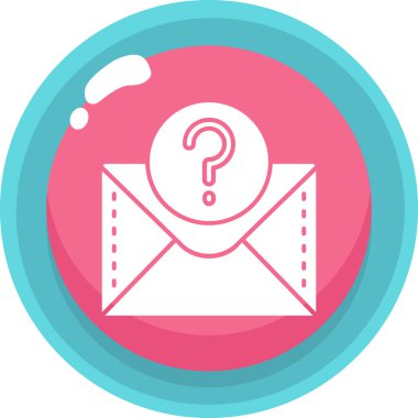 E-posta. Web simgesi vektör illüstrasyonu