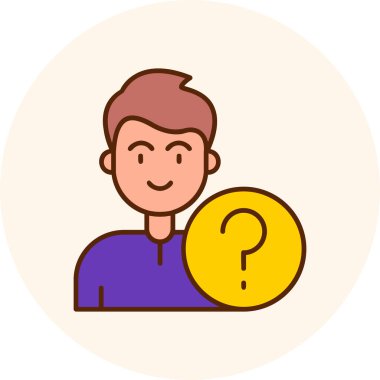 Soru işareti vektör çizimi tasarımı ile soru işareti