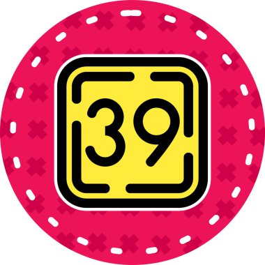 Poker çipi simgesi, çizgi film biçimi