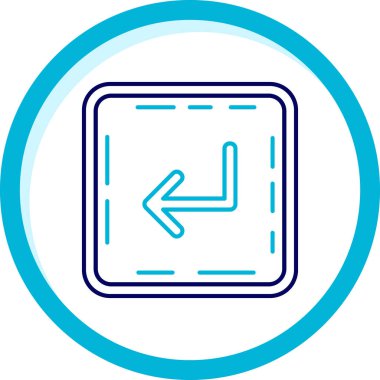 Eğilim biçimi izole edilmiş arkaplanda ok simgesi