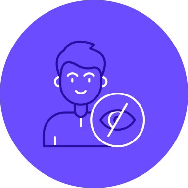 Man avatar simgesi vektör illüstrasyonu