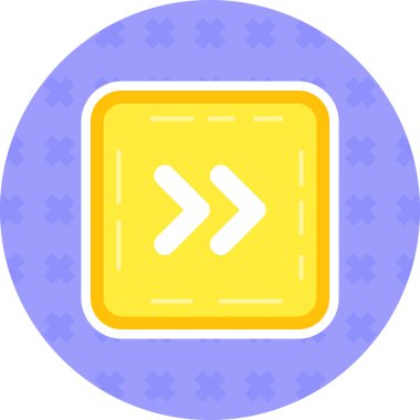 Ok. Web simgesi basit illüstrasyon