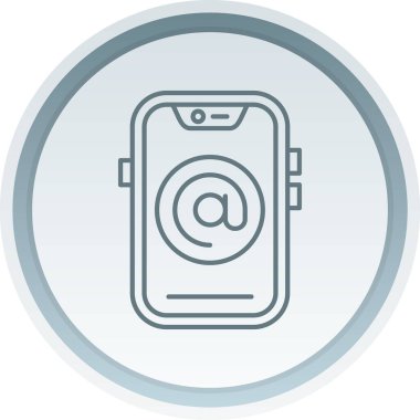 Beyaz arkaplan üzerindeki vektör düz simgesi