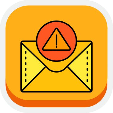 E- posta simgesi vektör illüstrasyonu