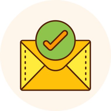 e- posta harf vektörü simgesi