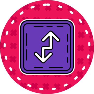 Bir kumarhane simgesinin vektör illüstrasyonu