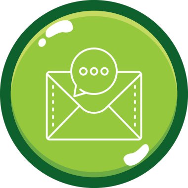 posta simgesi, vektör illüstrasyonu