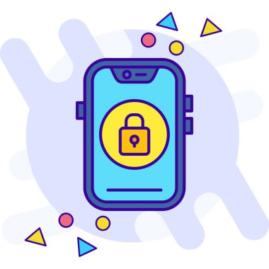 Güvenlik kamerası simgesi vektör illüstrasyonu