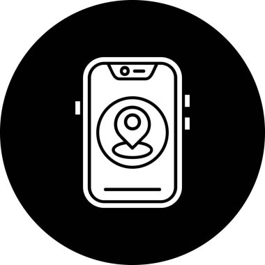 Akıllı telefonun vektör çizimi