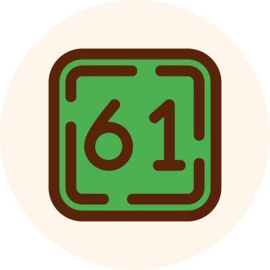 çikolata parçacıklı vektör simgesi