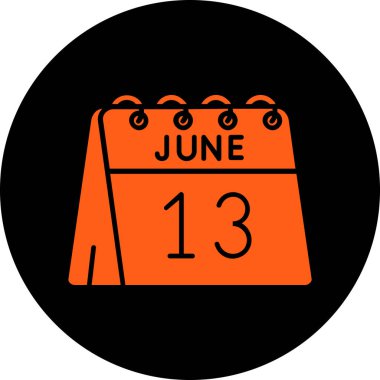 Takvim simgesinin vektör illüstrasyonu