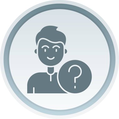 Soru işaretli soru işareti. vektör illüstrasyonu