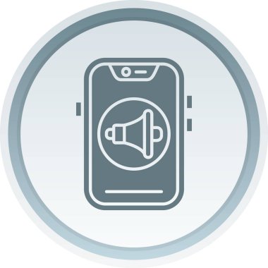 Benzersiz akıllı telefon vektör simgesi