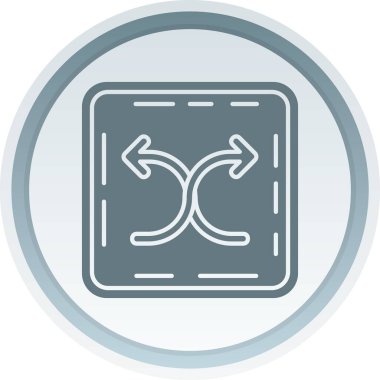 Modern b 'nin vektör illüstrasyonu yol işareti simgesinden yoksun