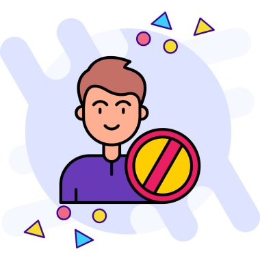 oyuncu simge vektör çizim