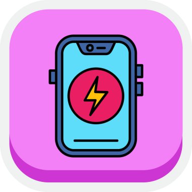 pil simgesi, vektör illüstrasyonu