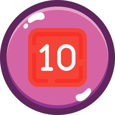 bir numaralı simge, basit biçim