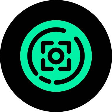 Eşsiz Fan Vektörü Kabartma Simgesi