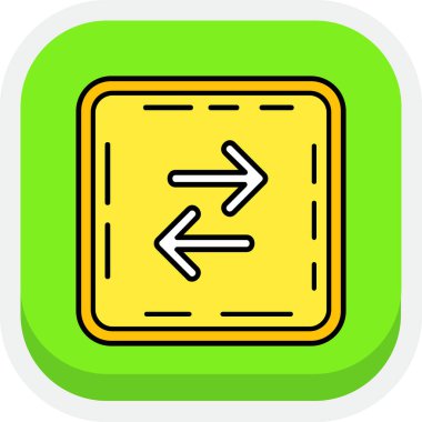 ok simgesi, vektör illüstrasyonu