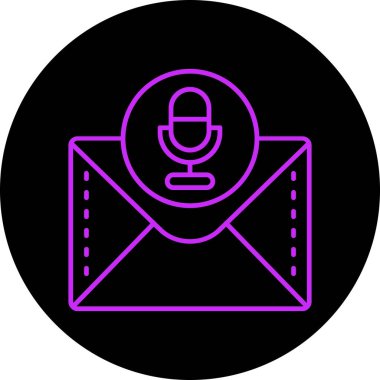 Haber modern simgesinin vektör illüstrasyonu