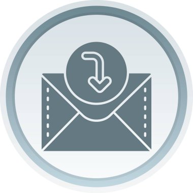 zarf simgesi, vektör çizimi