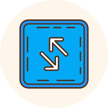 Modern b 'nin vektör illüstrasyonu eksik simgesi