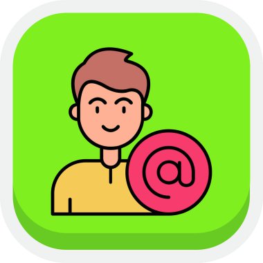 Çörek simgesi tutan bir çizgi film karakterinin vektör çizimi