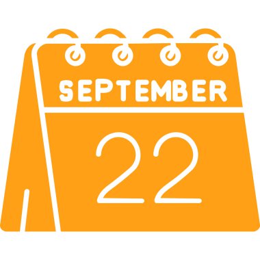 2 Eylül - Eylül 23 - Takvim simgesi düz stil. Takvim simgesi. 23 Eylül - Takvim