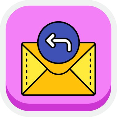 Zarf posta vektör simgesi