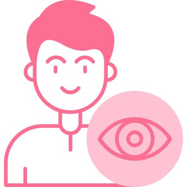 İnsan Gözü. Basit illüstrasyon