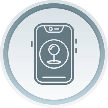 Modern b 'nin vektör illüstrasyonu telefon simgesinden yoksun