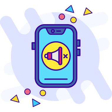 Telefon simgesi vektör illüstrasyonu