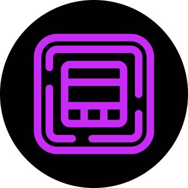 Modern b 'nin vektör illüstrasyonu eksik simgesi