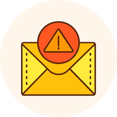 E- posta simgesi vektör illüstrasyonu