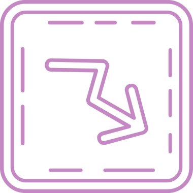 ok simgesi vektör illüstrasyonu