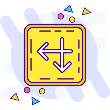 Ok simgesi tasarım vektörü