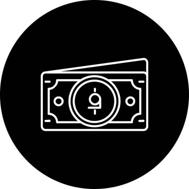 vektör illüstrasyonu, nakit simgesi, para ve cüzdan simgesi