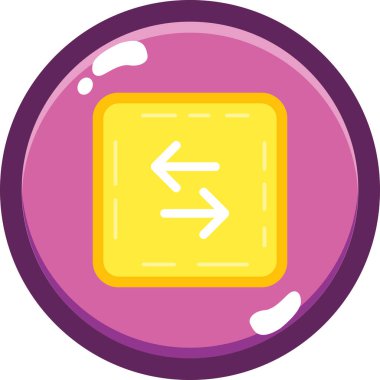 Çember top simgesinin izole edilmiş tek bir simgesinin vektör çizimi