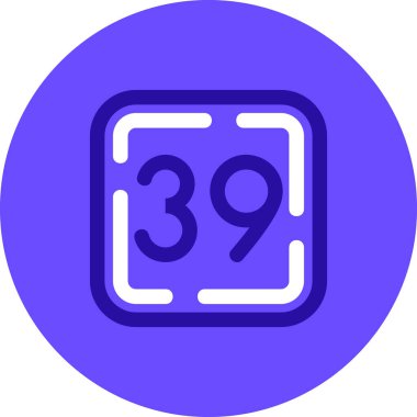 3D numara 6 simge tasarımı, vektör illüstrasyonu