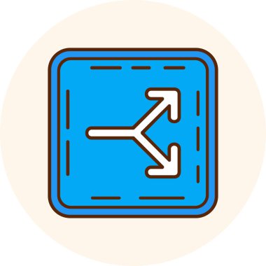 ok simgesi vektör illüstrasyonu