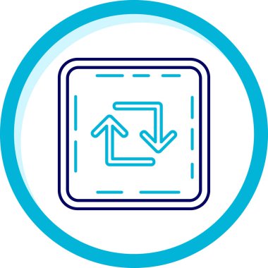 Yönlendirme Simgesi Moda Biçiminde İzole Arkaplan