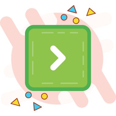 el simgesi, vektör illüstrasyonu