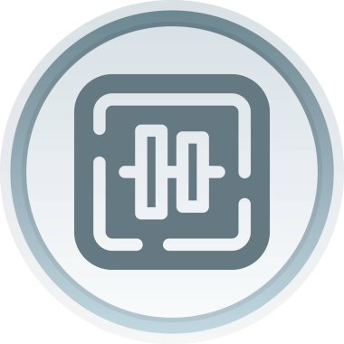 Modern b kablo ikonunun vektör illüstrasyonu