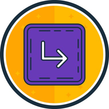 ok simgesinin vektör illüstrasyonu