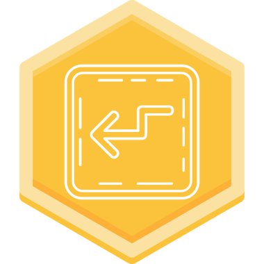 Yön. Web simgesi basit illüstrasyon