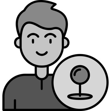 şarap tatma konsepti simgesi