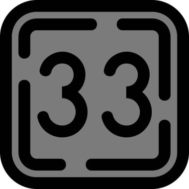 tarih simgesi, ana hatlı vektör çizimi