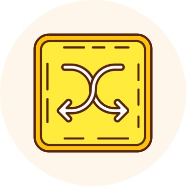 ok simgesi vektör illüstrasyonu