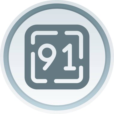 benzersiz numara 8 vektör çizgisi simgesi